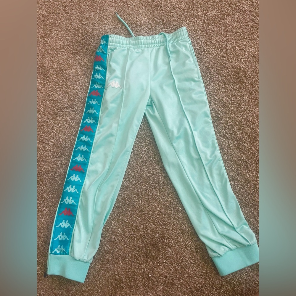 Kappa Aqua Track Pants with Logo Accents